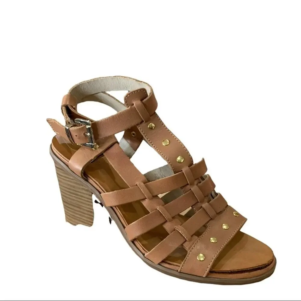 Seychelles sandal heel shoes‎ leather uppers rubber sole size 7.5 - Picture 5 of 8